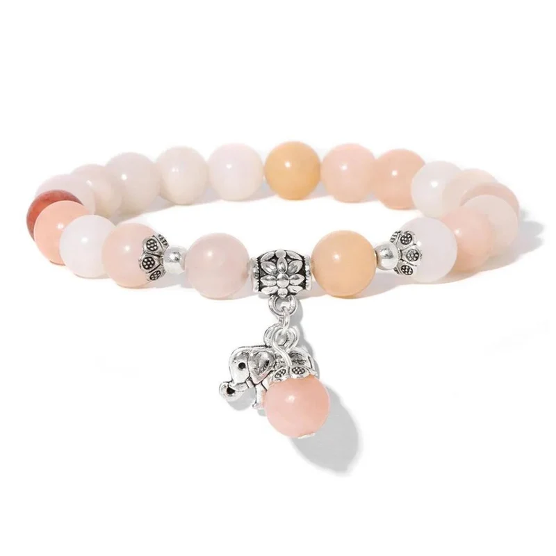 Bracelet Éléphant Perles