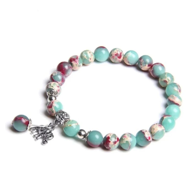 Bracelet Éléphant Perles