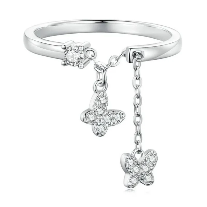 Bague Papillon en Breloque