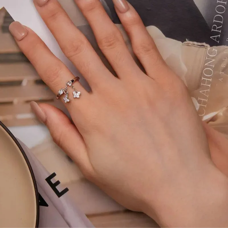 Bague Papillon en Breloque