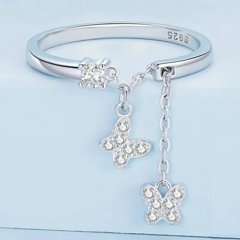 Bague Papillon en Breloque