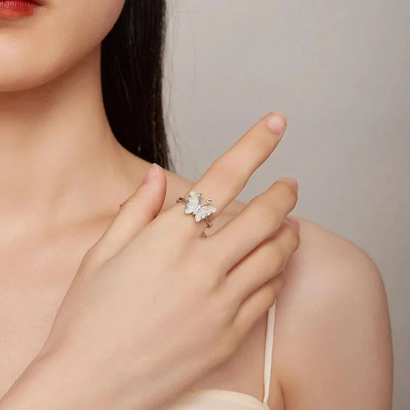 Bague avec Pierre Papillon