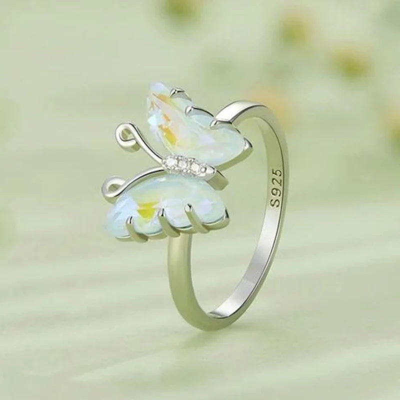 Bague avec Pierre Papillon