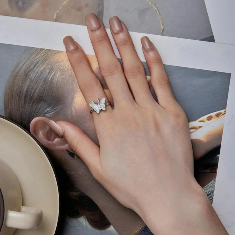 Bague avec Pierre Papillon