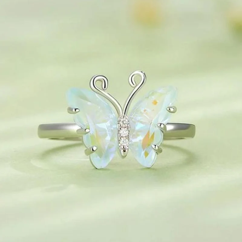 Bague avec Pierre Papillon