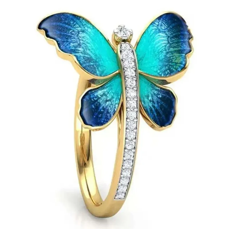 Bague Papillon Fiançailles