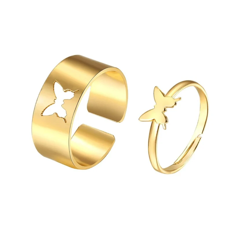 Double Bague Papillon