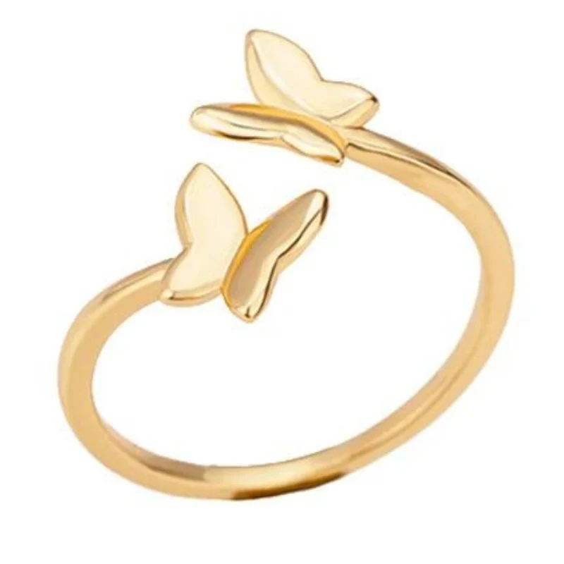Bague à Deux Papillon