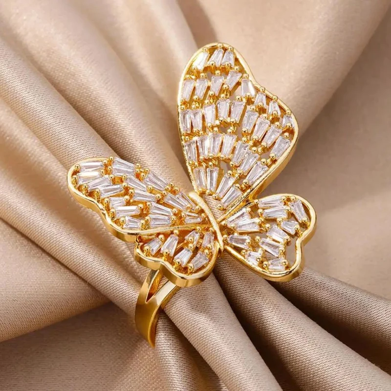 Bague Papillon Or Jaune