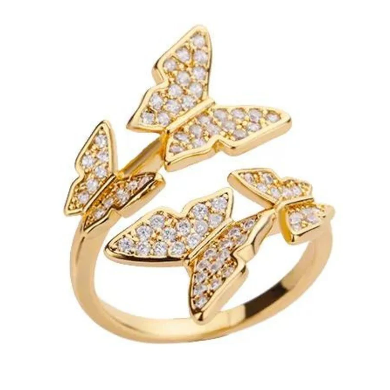 Bague Double Papillon