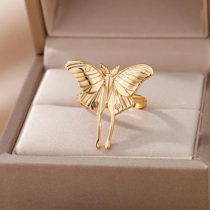 Bague Papillon Or
