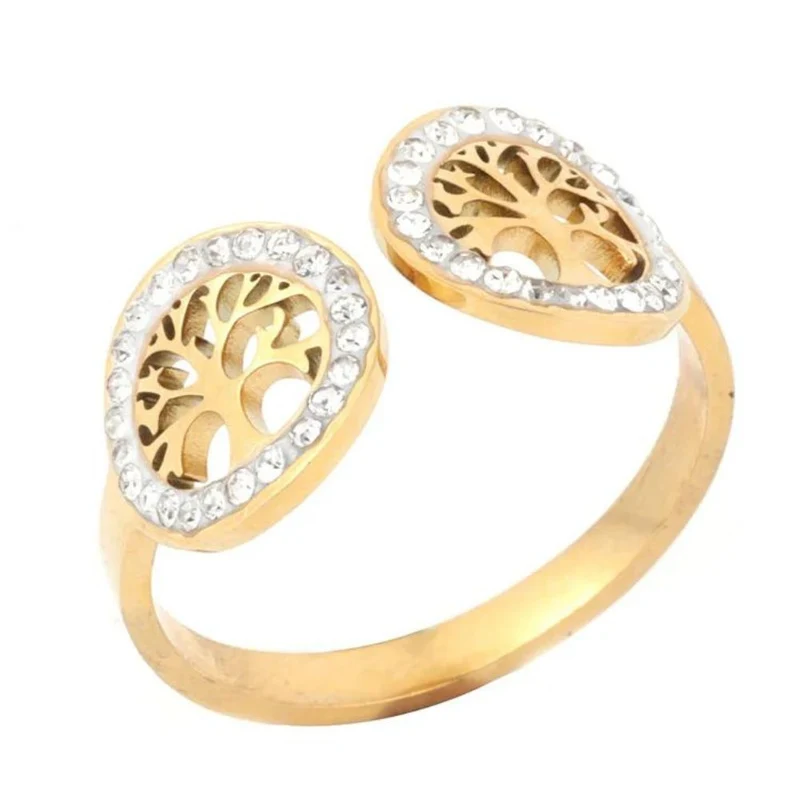 Bague Double Arbre de Vie