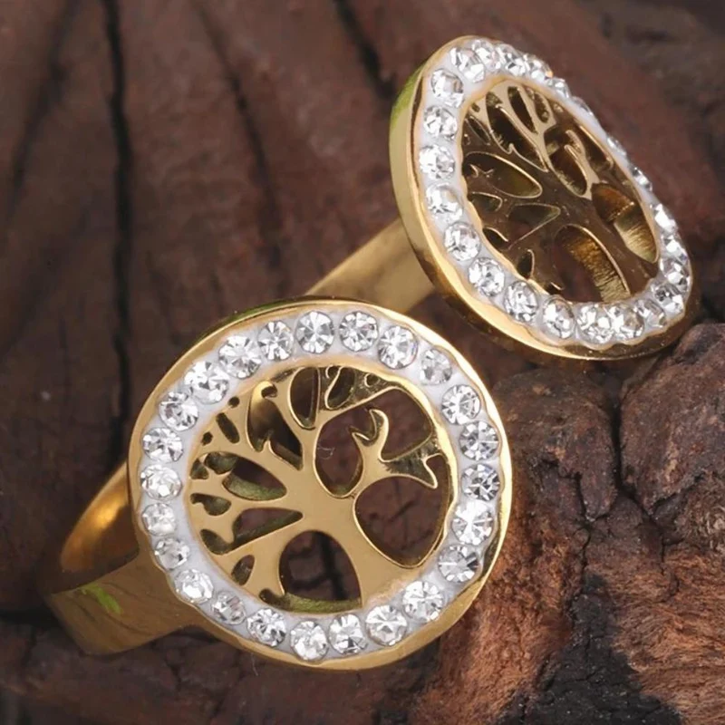 Bague Double Arbre de Vie