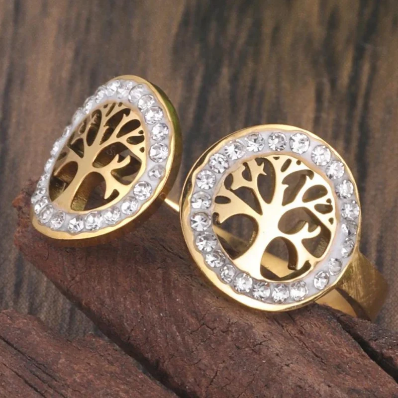 Bague Double Arbre de Vie
