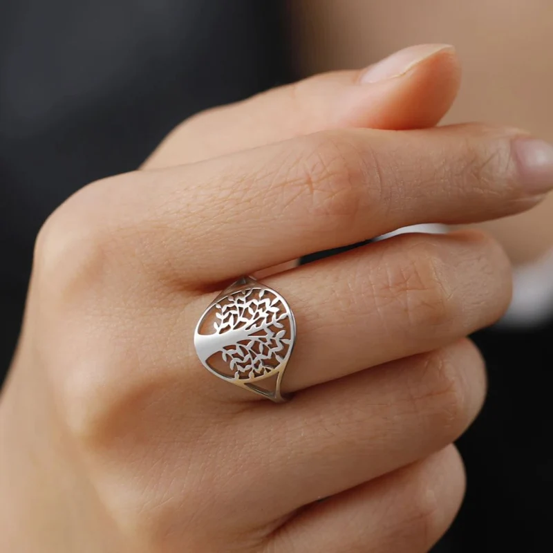 Bague Arbre de Vie Agate