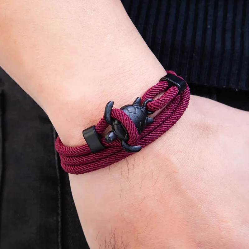 Bracelet Tortue en Corde