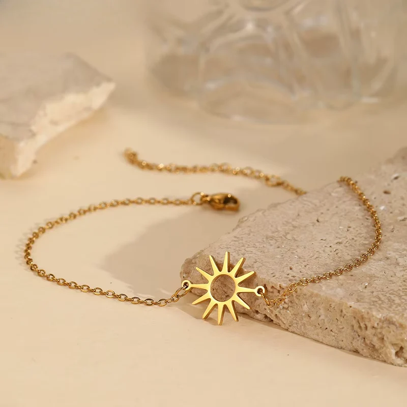 Bracelet Soleil Plaqué Or