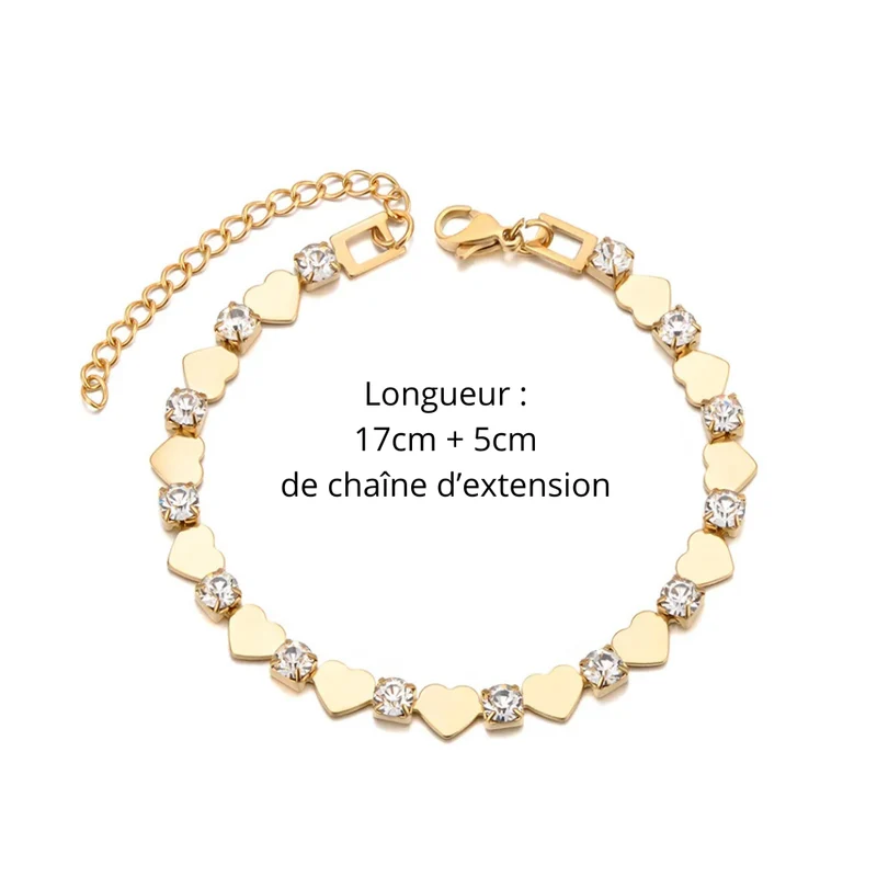 Bracelet Coeur Anna