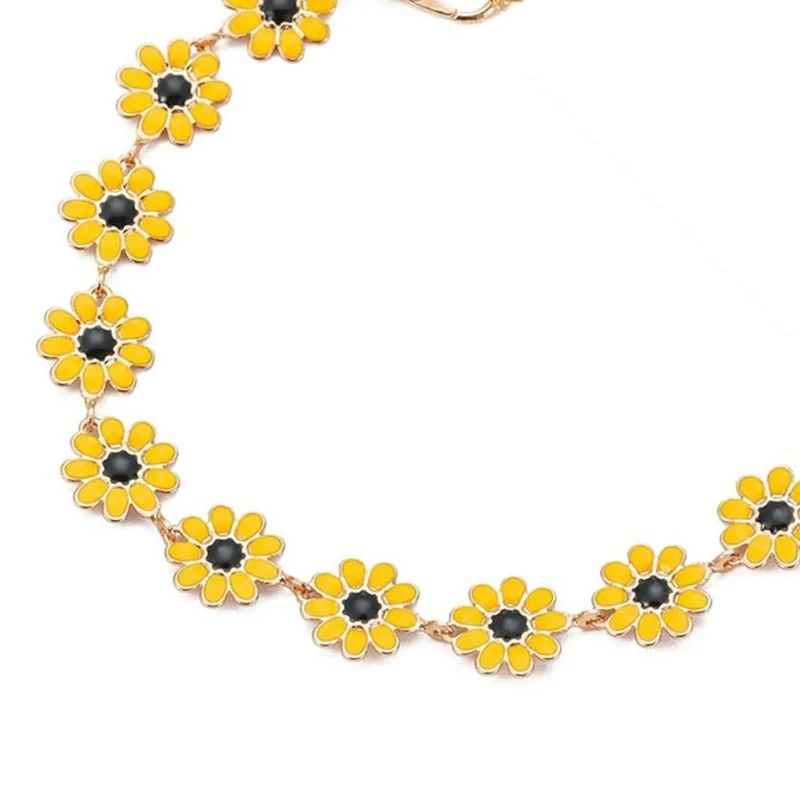 Bracelet Fleurs Jaunes