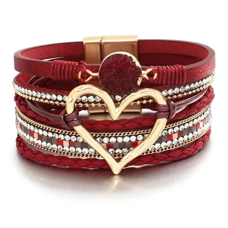 Bracelet Cœur Multirang