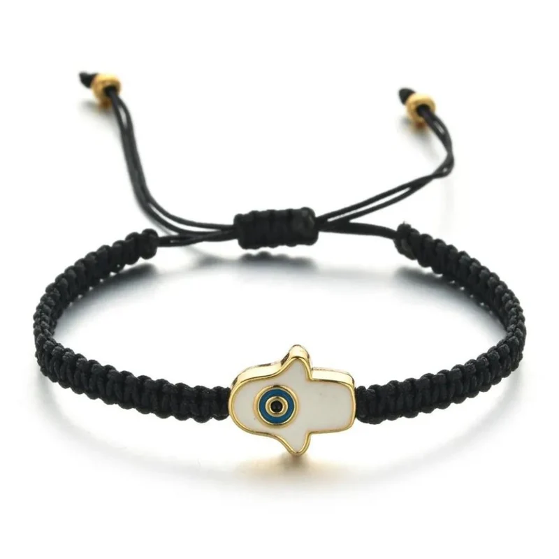 Bracelet Main de Fatma en Tissu