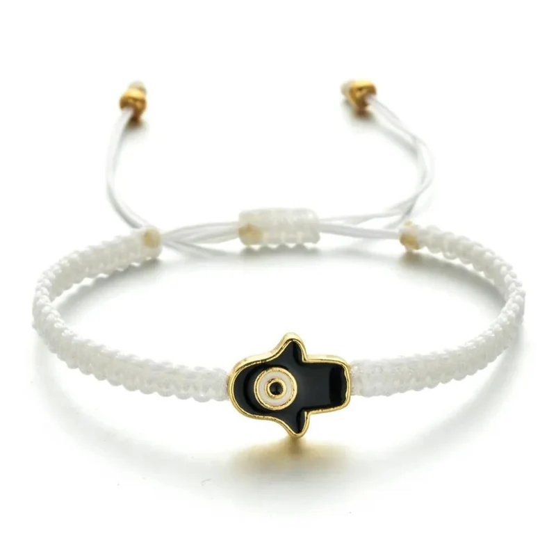 Bracelet Main de Fatma en Tissu