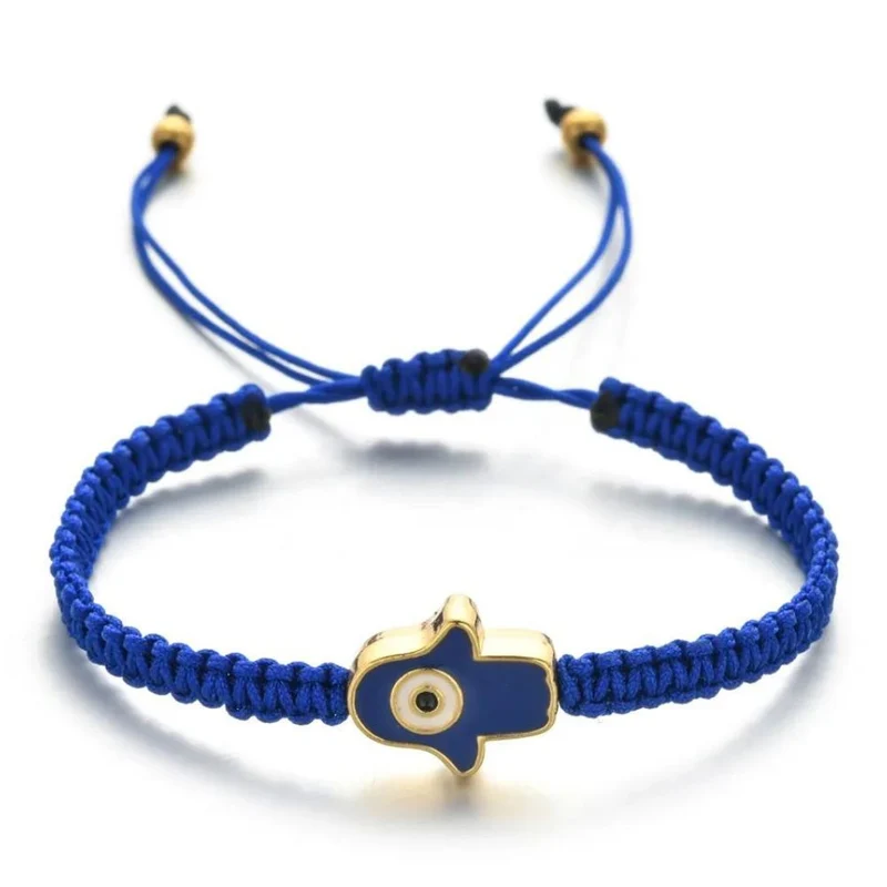 Bracelet Main de Fatma en Tissu