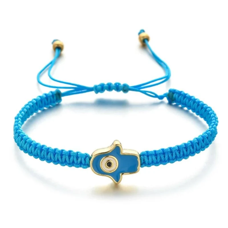 Bracelet Main de Fatma en Tissu