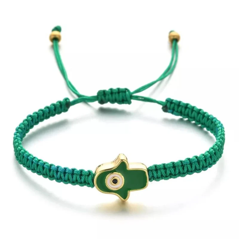 Bracelet Main de Fatma en Tissu
