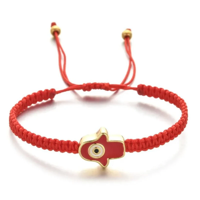 Bracelet Main de Fatma en Tissu