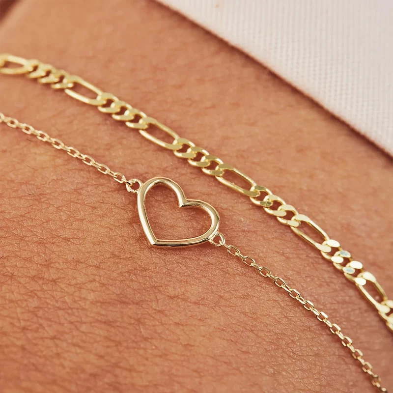 Bracelet Cœur Fin