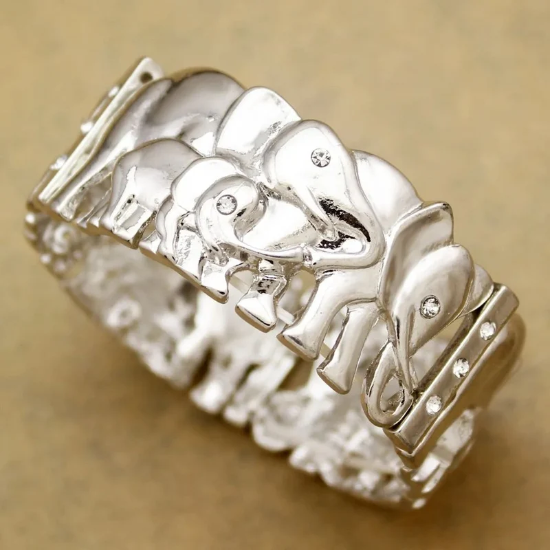 Gros Bracelet Éléphant