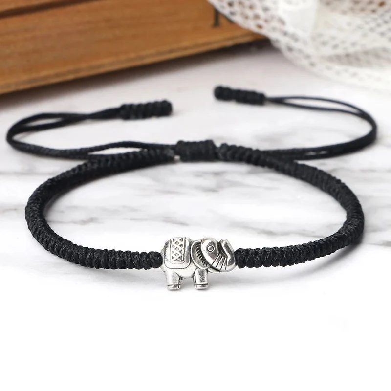 Bracelet Éléphant Cordon