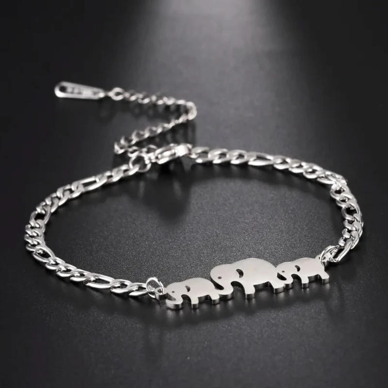 Bracelet Éléphant Argent