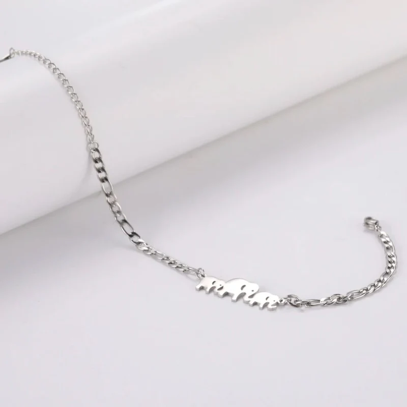 Bracelet Éléphant Argent