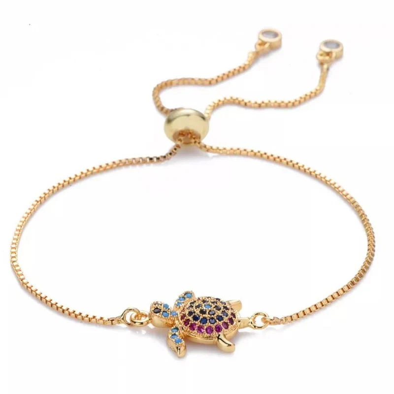 Bracelet Tortue Strass