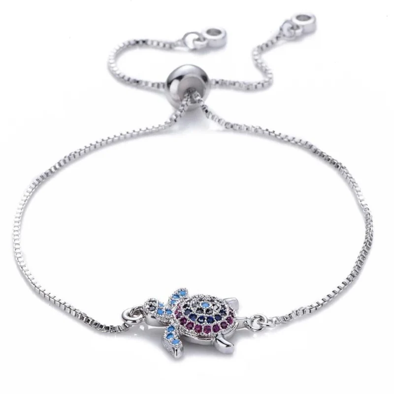 Bracelet Tortue Strass