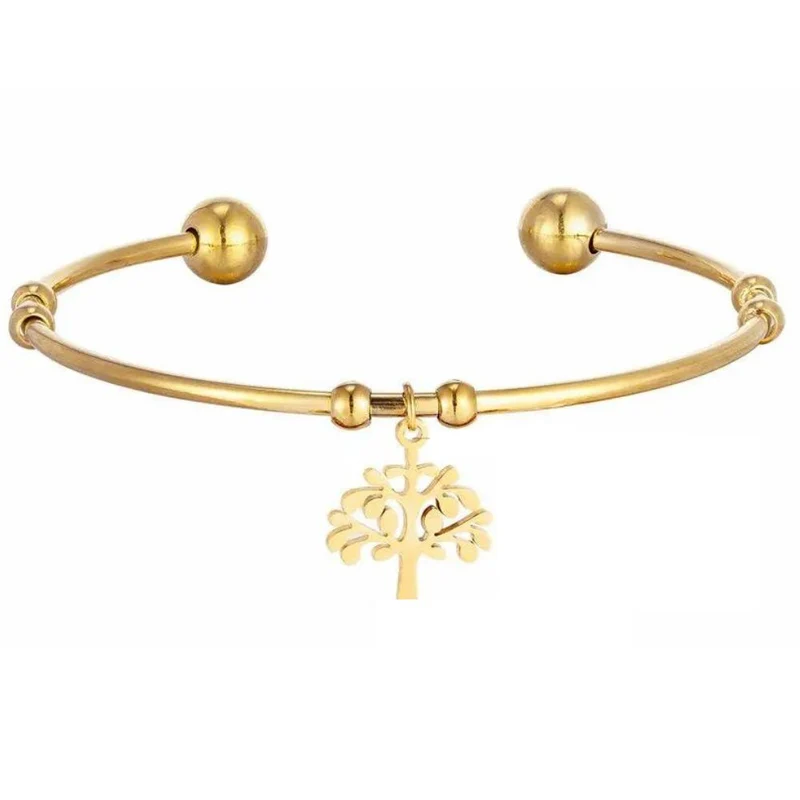 Bracelet Jonc avec Arbre de Vie
