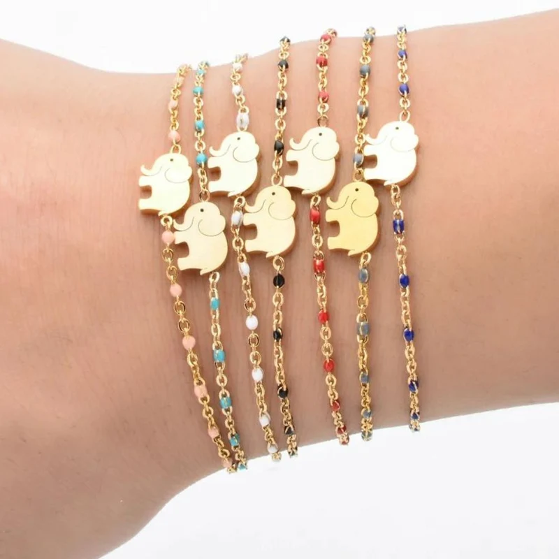 Bracelet Éléphant Fin