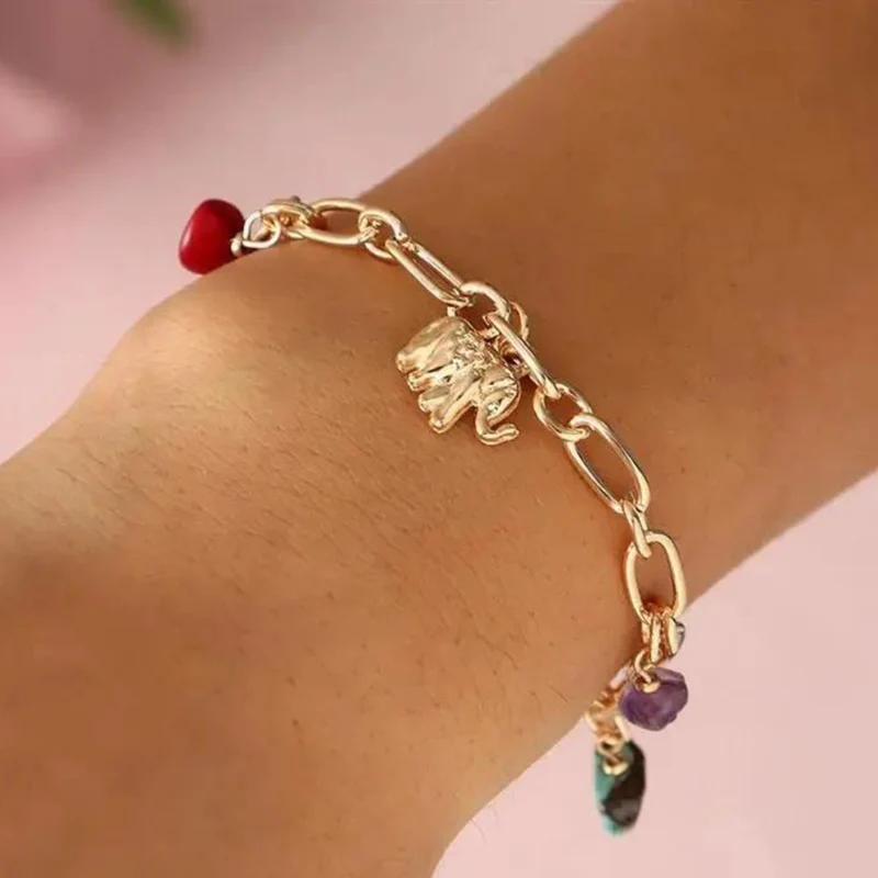 Bracelet Éléphant Chainette