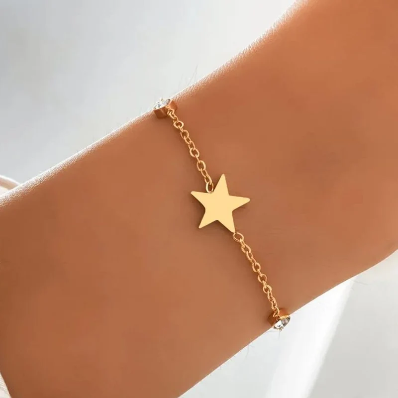 Bracelet Étoile Doré
