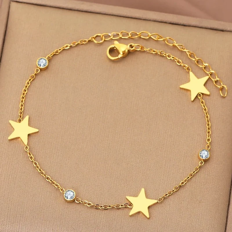 Bracelet Étoile Doré