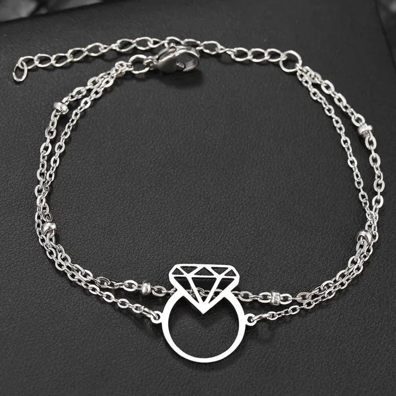 Bracelet Bague Diamant