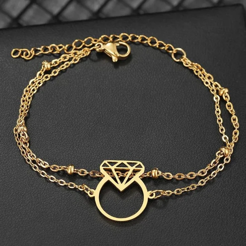 Bracelet Bague Diamant