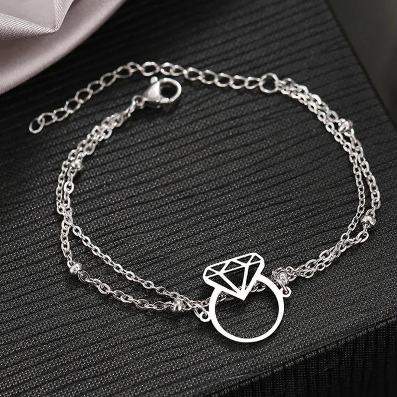 Bracelet Bague Diamant