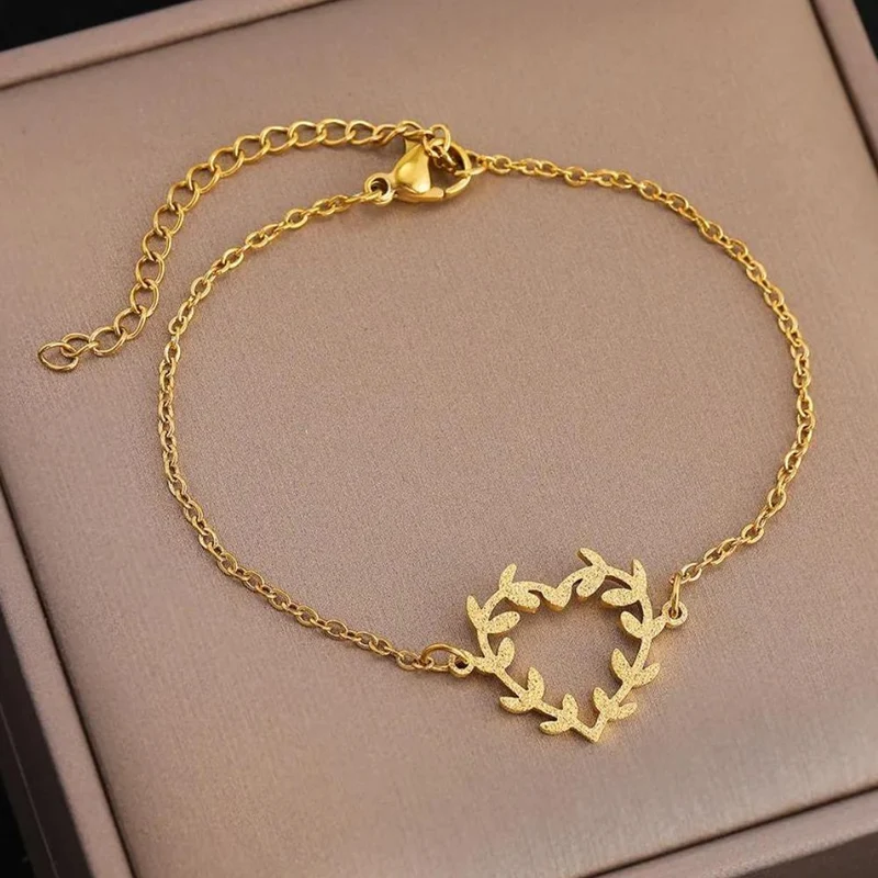 Bracelet Couronne Coeur