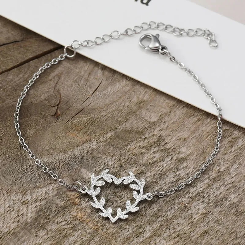 Bracelet Couronne Coeur