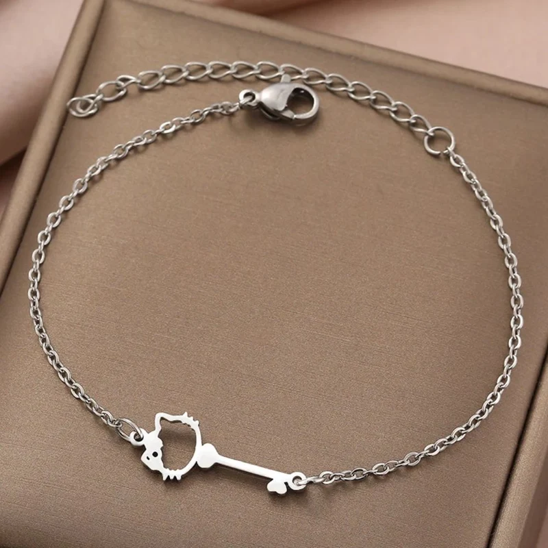 Bracelet Chat Clé