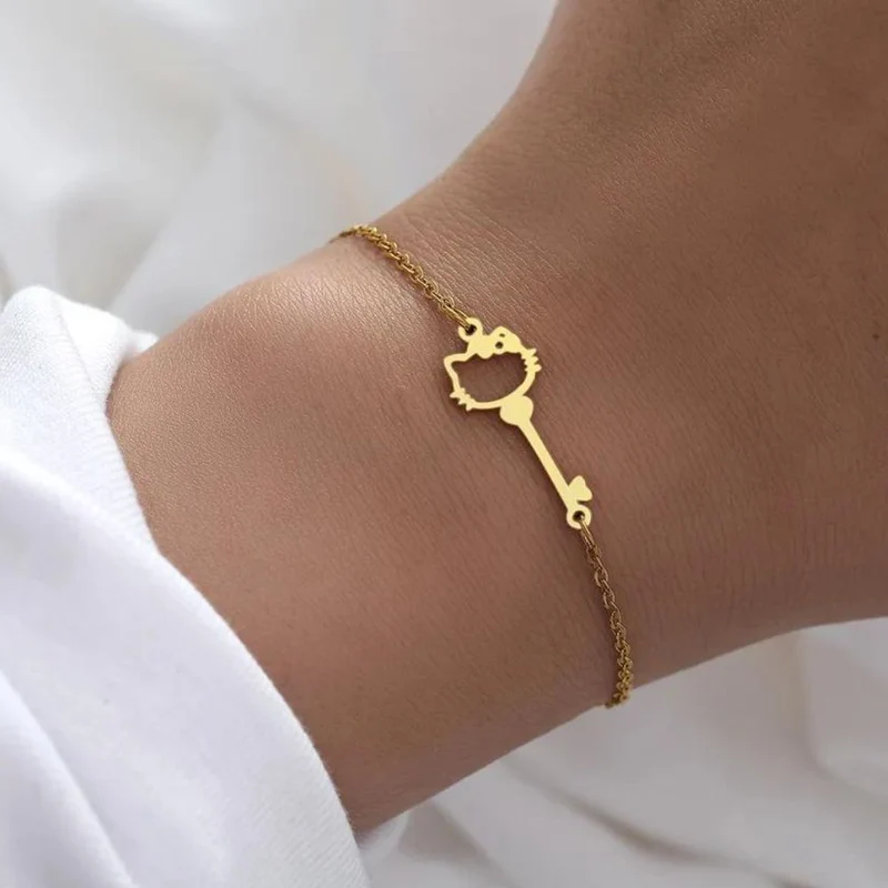 Bracelet Chat Clé