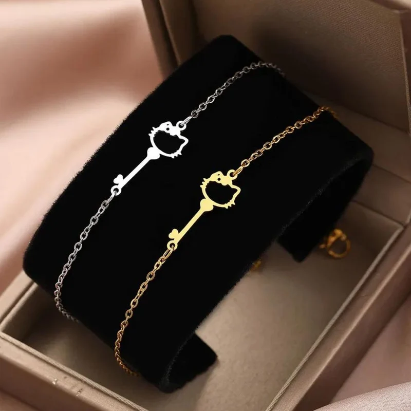 Bracelet Chat Clé